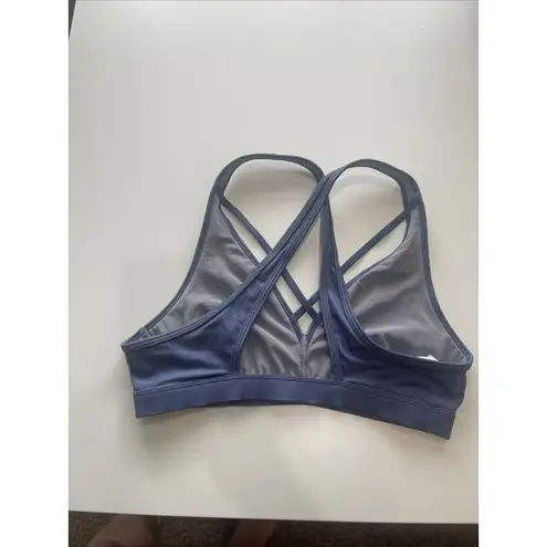 Victoria Sport  Bra Cross Front Women’s Medium Blue violet Yoga Jogging Running