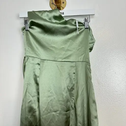 Petal and Pup Nadia One Shoulder Maxi Dress in Sage Size US 2
