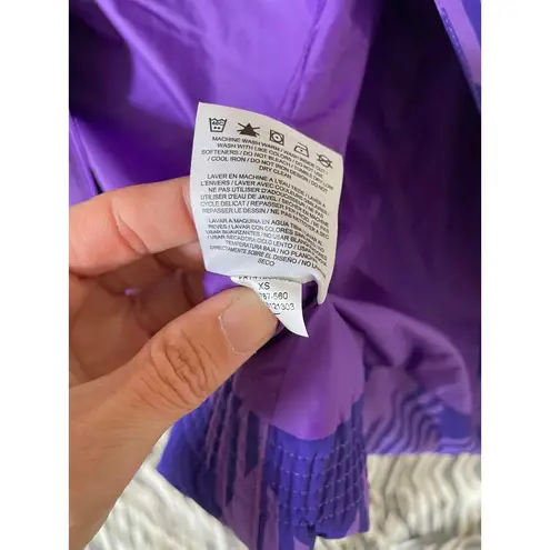 Nike  Plaid Diamond Golf Puffer Sport Vest Purple Size XS