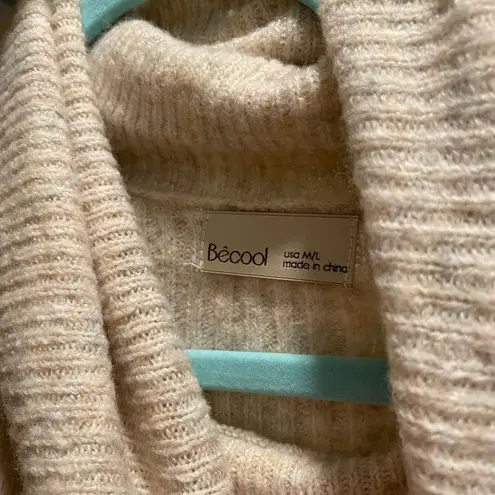 Flaunt Boutique | Bêcool cream kit turtleneck sweater White Size L