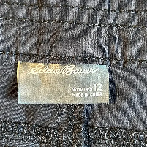 Eddie Bauer  Women’s Black Rainier Performance Hiking Outdoor Shorts Size 12