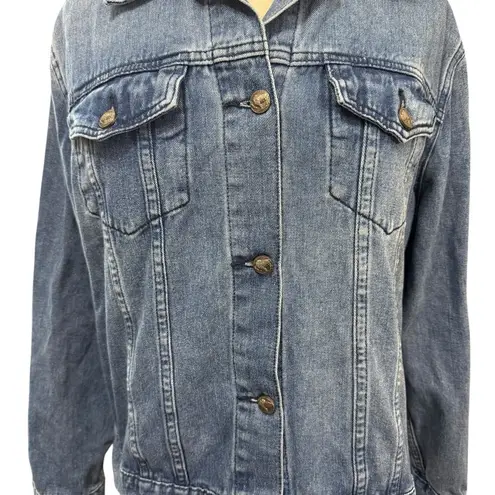 Crazy Train Denim Jacket XL Blue