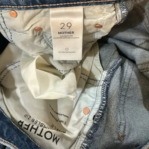 MOTHER The Bowie Rambler Zip Ankle Jeans