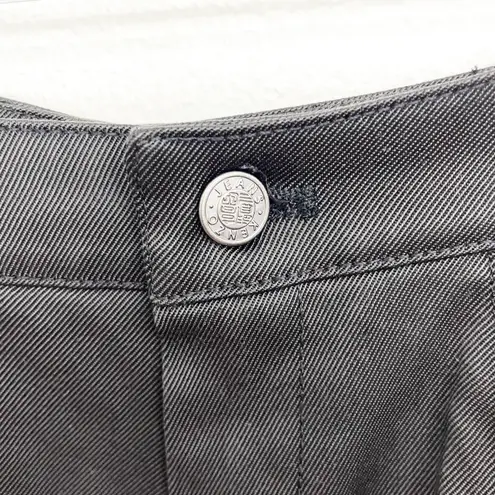 Vintage 90s Kenzo Dark Brown Zipper Split Hem Pants Size XS