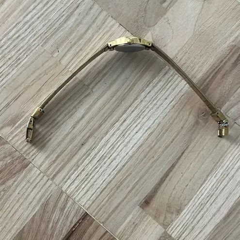 Seiko Vintage Ladies Watch Black Dial Gold-Tone Case, Hands Bracelet New Battery