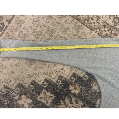 Femme Luxe Women's Gray Ribbed Knit Wide Leg Jumpsuit UK 10 V