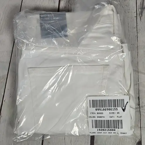 J. Crew Factory Flare crop white jean in signature stretch 25 NWT - Image 11