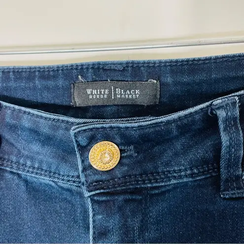 White House | Black Market  Skinny Flare Dark Wash Jeans Size 4R