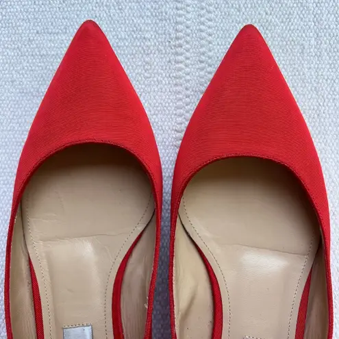 Attico Ankle Strap Flats Red Pink Size 5