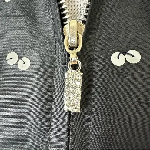 VINTAGE MURELI Dead Stock Black Silk Jacket Size PS