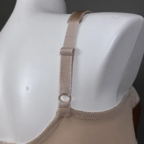 Glamorise MagicLift Original Support Bra Size 38C Beige Wireless Unlined 1000