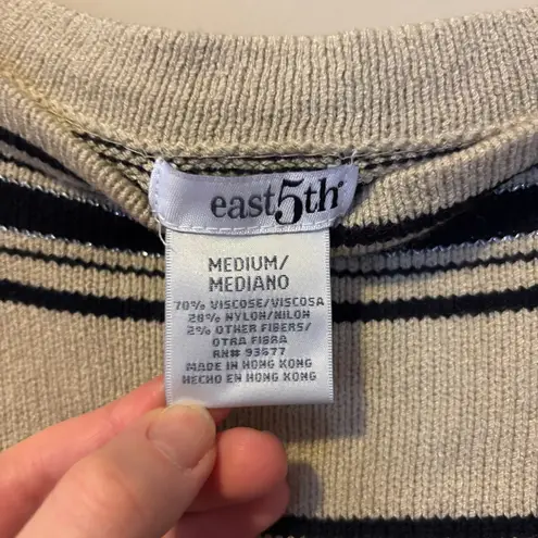East 5th Vintage striped sweater
