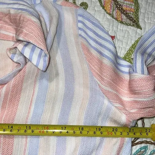  HYFVE HYFVE large womens blouse button down long sleeve tie bottom