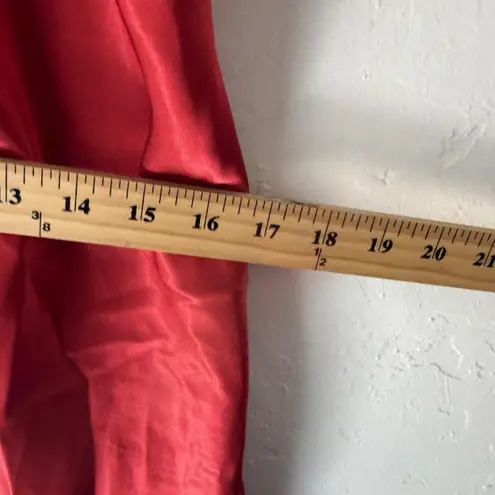 Kathy Ireland Kathy Ireland Nightgown Vintage Large Satin Slip Floral Embroidered Intimates