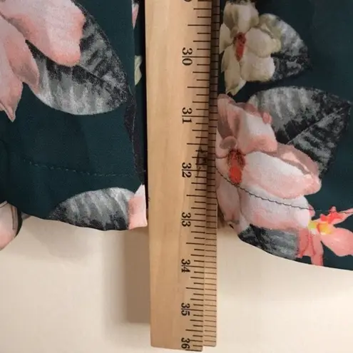 Show Me Your Mumu  semi-sheer wide leg flare loose floral pants size medium