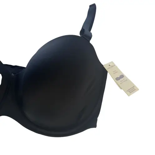 Cacique NWT Lane Bryant Black Multi-Way Strapless Bra Convertible Plus Size 40G