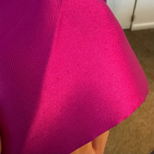 ASOS NWT  Elegant Off-Shoulder Puffy Sleeve Magenta Pink Dress Size US 6