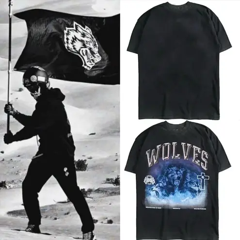 Darc Sport “From Above” Premium Vintage Oversized Tee – Charcoal – Size L – NWT Black Size L