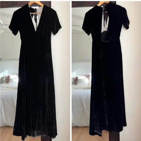 LPA Black Velvet Dress NEW