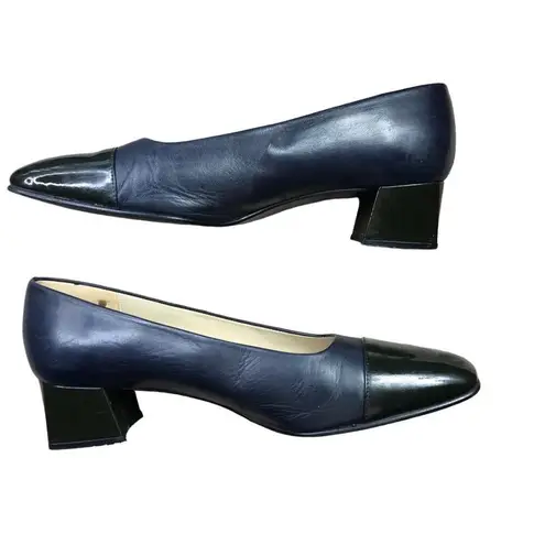 Etienne Aigner  Spain Pumps Sz 10W Leather Classic Retro Normcore Business Y2K