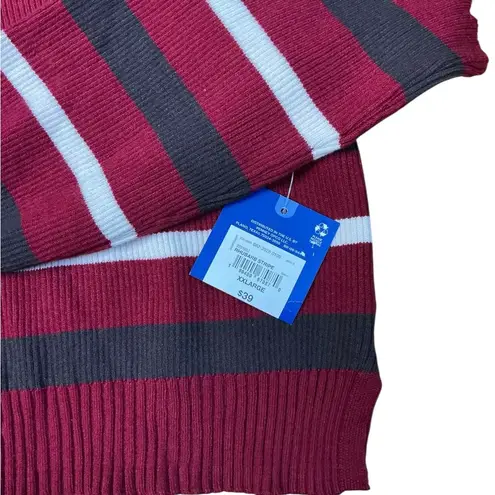 Arizona Jeans Arizona Jean Company Red and Black Cowl Neck Sweater