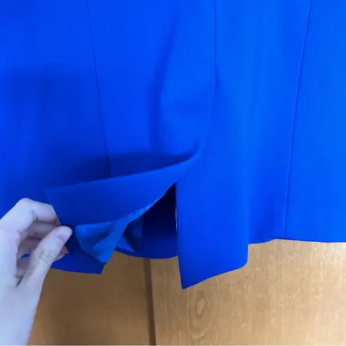 Chloe Kristyn Taylor Tailored Ponte Blazer in Cobalt Blue Size 8