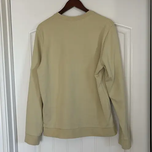 COS Warm Yellow Crew Neck  Cotton Cozy Comfort Sweatshirt Women’s Size Medium