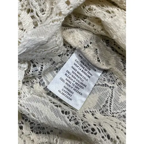 Hinge Women's White Lace Top XS