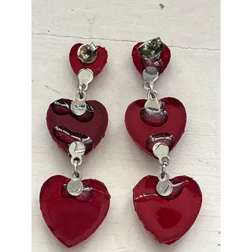 Red Jewelry lot Earrings Choker Bracelet Star Heart Hoop Valentine's Day