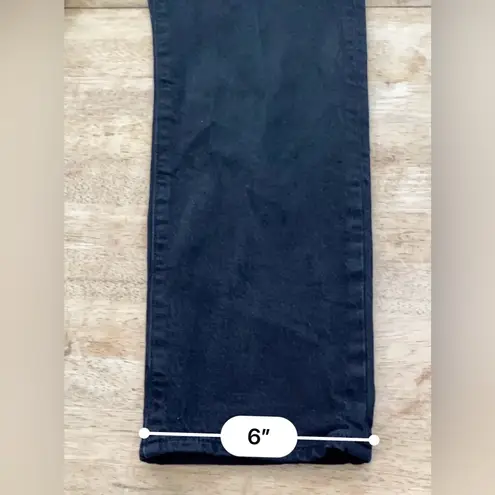 Levi's Levi’s Premium Women’s‎ Sz 24 Wedgie Straight Fit Jeans In Black Sprout