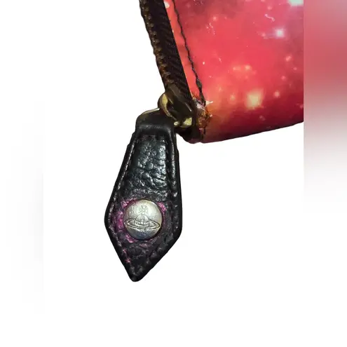 Vivienne Westwood Cosmic Galaxy Red & Black Multicolored Long Wallet