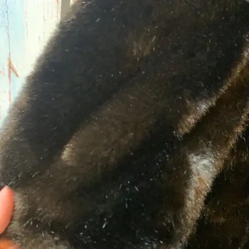 🚫SOLD🚫Vintage Natelsons Made in Scotland Dark Brown Faux Fur Coat Size M