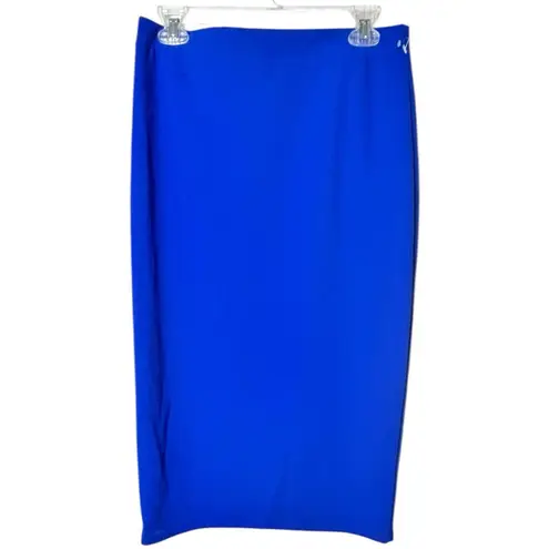 Saints 21 Blue Women's Midi Style Elastic Waist Skirt Sz XL NWOT