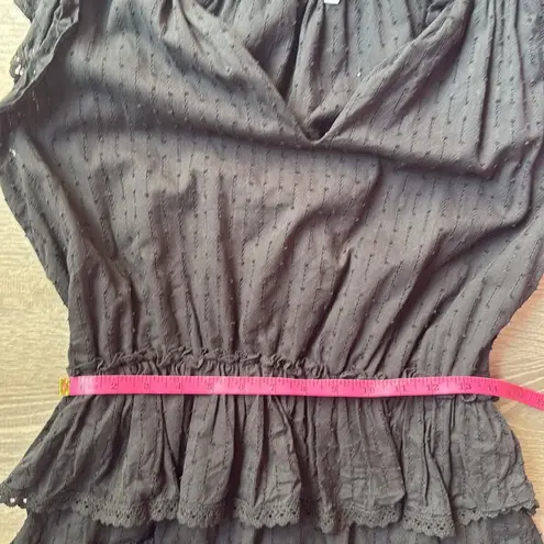 MISA Los Angeles Lilian Mini Dress Black Large