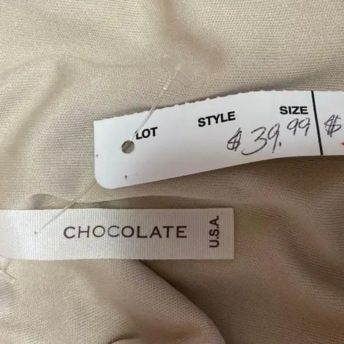 NEW Chocolate Gold Sequin Metallic Embellished Sleeveless Cami Bodysuit Size M Size M