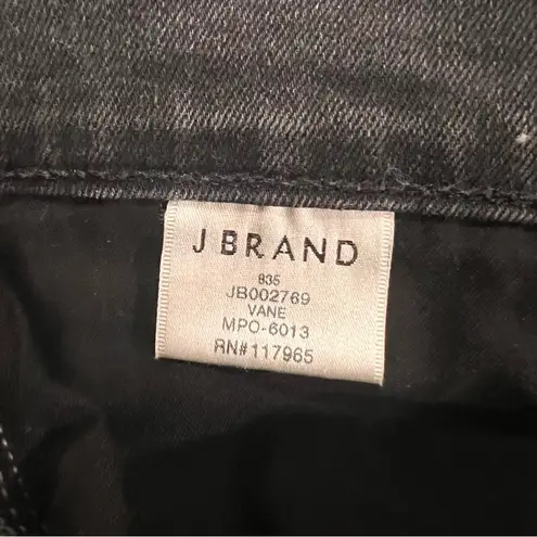 J Brand  835 Vane Mid-rise Women's Black Skinny Jeans