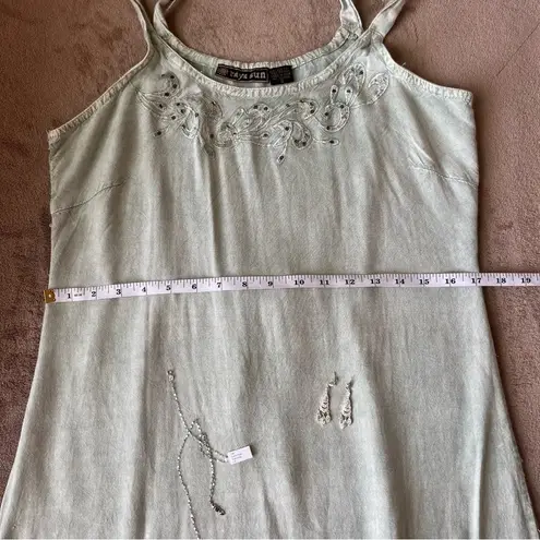 Raya Sun Mint Green Small Sundress Boho Chic Costal Cowgirl