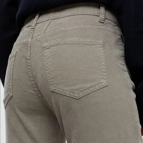 Closed Baker 1920 Corduroy Pants Size 24 Muddy Beige Slim Fit Straight Cropped Green