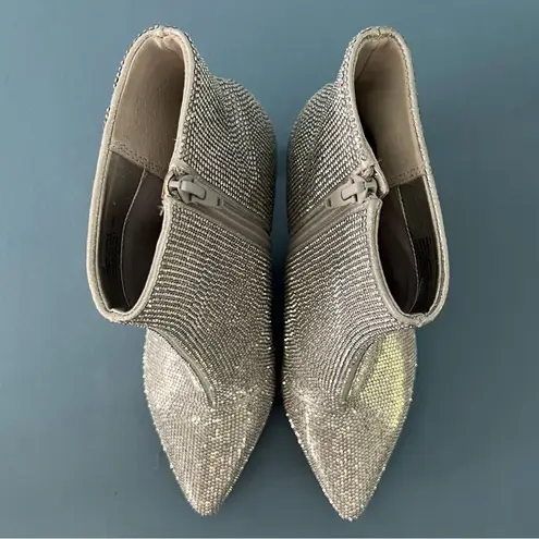 Alex Marie Gamina Rhinestone Embellished Kitten Heel Booties