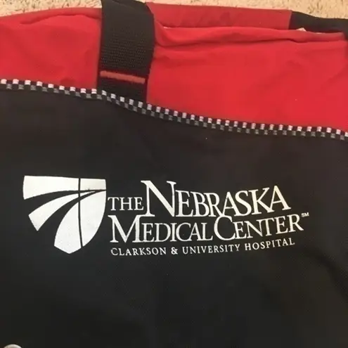 Nebraska Medical Center vintage duffle bag