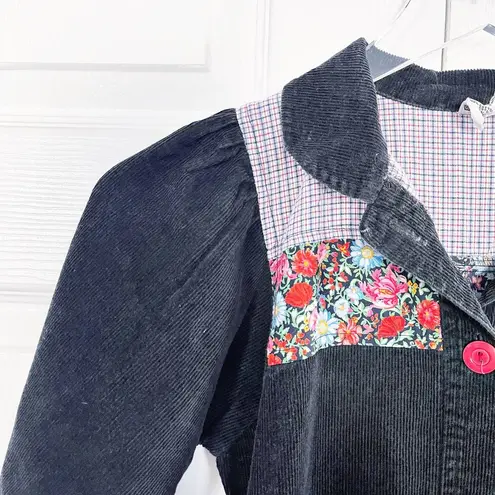 Vintage C&A Western Corduroy Shirt Dress Size XS