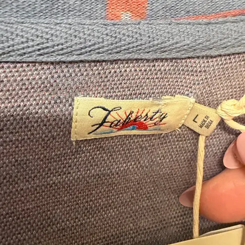 Faherty x Good Feather Sunset Star Shirt Button-Up size large cotton NWT