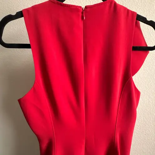 Cinq à Sept Kimberlin Ruffle Cascade Red Dress Size 4