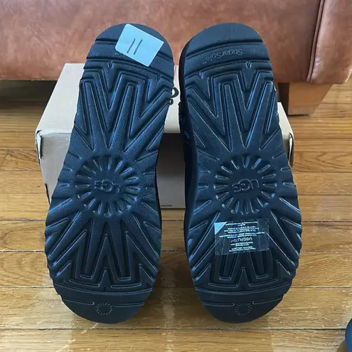 UGG Black Australia ultra mini braided platform 11