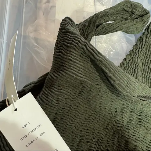 Vince textured scoop neck bodysuit