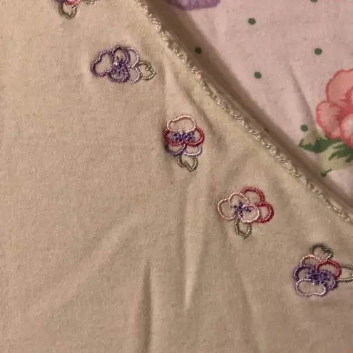 Erika Taylor Short Sleeve Green Floral Nightgown 1X