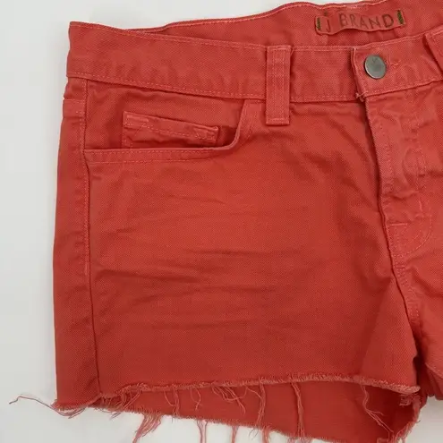 J Brand  Tangerine Cut Off‎ Raw Hem Shorts Size 28