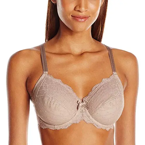 Chantelle Rive Gauche Side Support Bra Lace Underwire 32 DDDD 32 G
