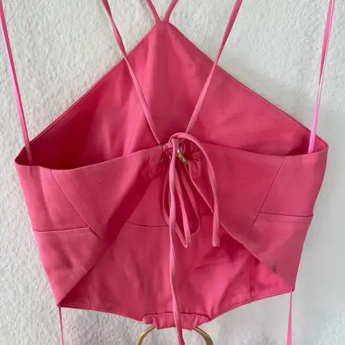 Cult Gaia  NADEESHA MIDI DRESS IN PINK