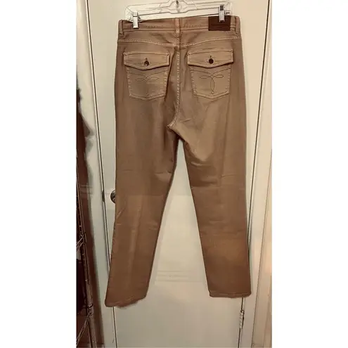 Ralph Lauren Khaki Jeans Button Pockets Womens Size 10 Tan